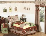 Monkey Kids Bedding 4pc Boys Twin Set